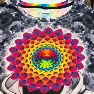 “Freedom” Colorful Tie Dye print T-Shirt